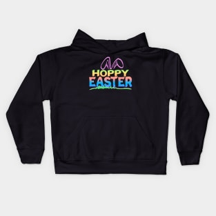 Hoppy Easter Bunny Ears Kids Hoodie